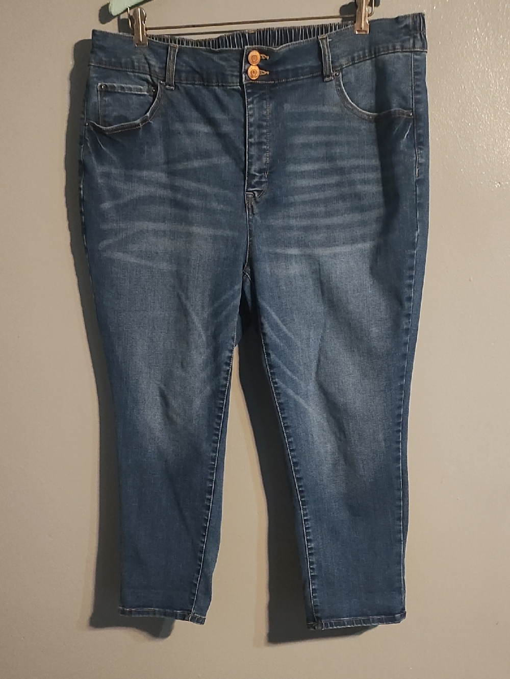 Terra & Sky Women’s Blue Stretch Denim Jeans